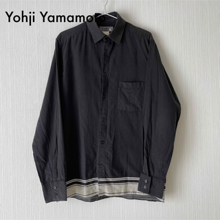 ヨウジヤマモト(Yohji Yamamoto)のYohji Yamamoto POUR HOMME 裾ライン シャツ(シャツ)