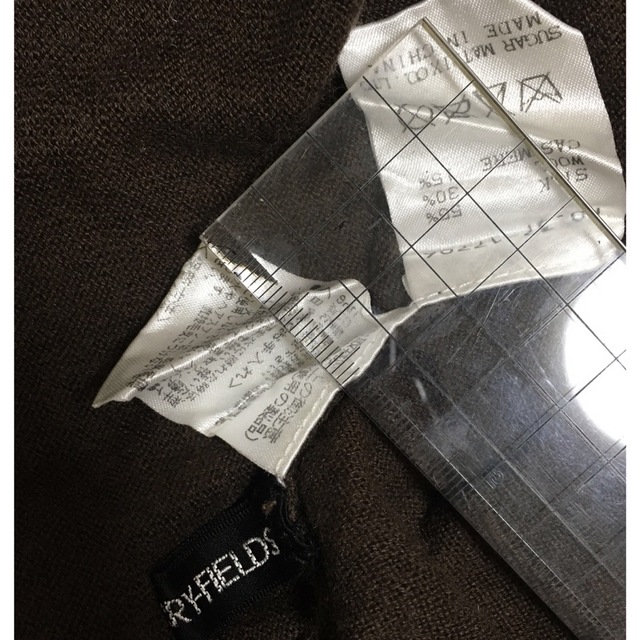 STRAWBERRY-FIELDS(ストロベリーフィールズ)のストロベリーフィールズ　ミンクファートリム半袖ニット　シルク・ウール・カシミヤ レディースのトップス(ニット/セーター)の商品写真