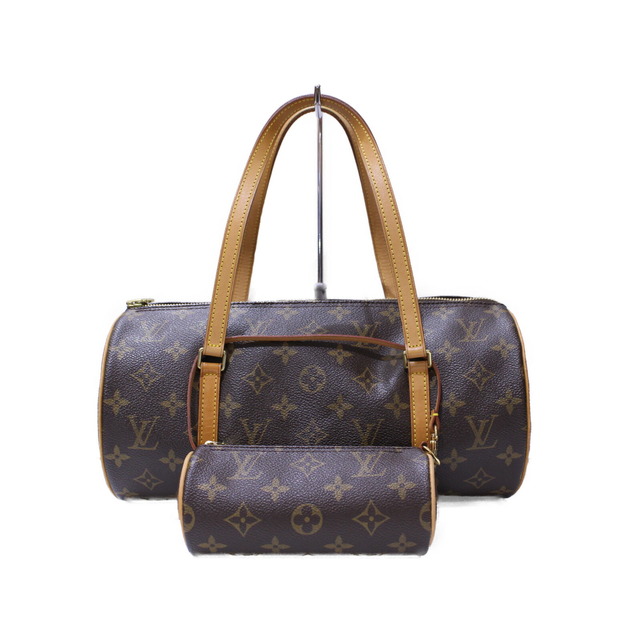 【布袋あり】LOUIS VUITTON　パピヨン30　M51385　モノグラム　ハンドバッグ　ポーチ付き　レディース　シンプル　ギフト　プレゼント包装可　【中古】　松前R56号店 レディースのバッグ(ハンドバッグ)の商品写真