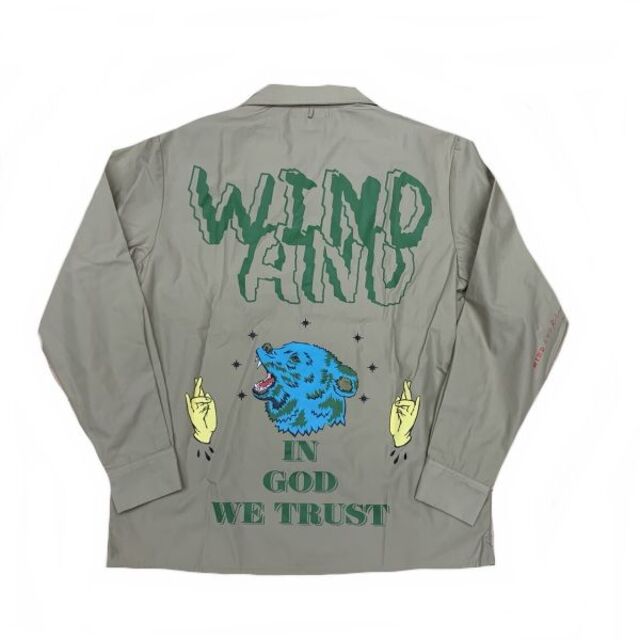 WIND AND SEA(ウィンダンシー)のウィンダンシー/Tシャツ/オープンカラーシャツ//#M/WDS-KTKG-01  メンズのトップス(Tシャツ/カットソー(七分/長袖))の商品写真