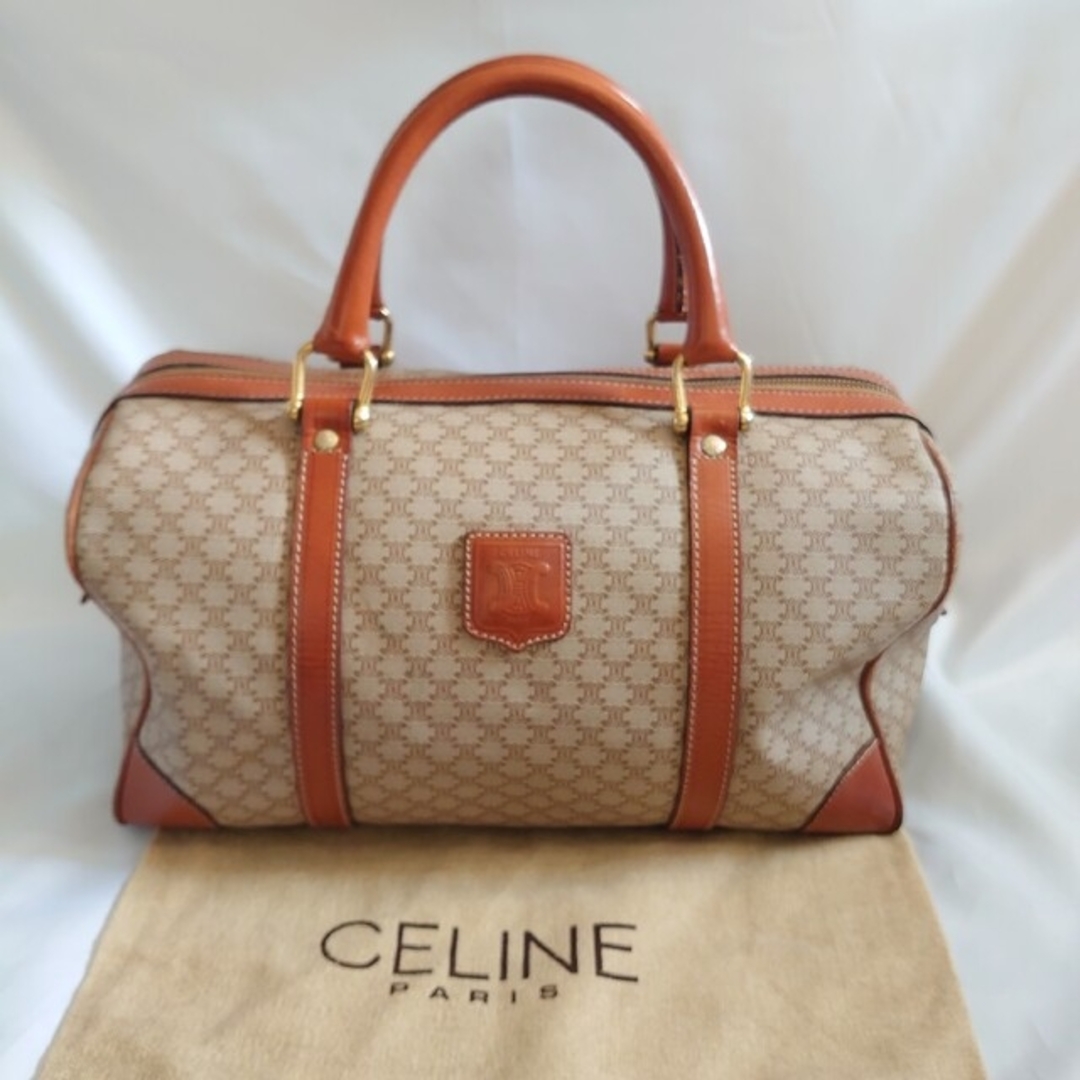 CELINE マカダム柄 ミニボストンバッグ ハンドバッグ 最終値下げ 5282