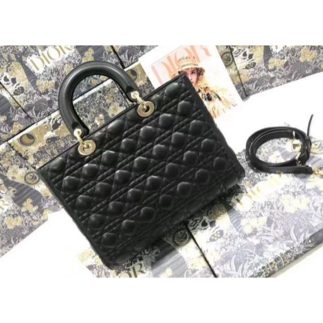 買い保障できる Christian Dior - DIOR レディディオールラージバッグ
