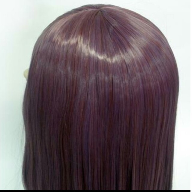 送料無料！フルウィッグ 超ロング 紫-6 耐熱180℃ 前髪ロング  レディースのウィッグ/エクステ(ロングストレート)の商品写真