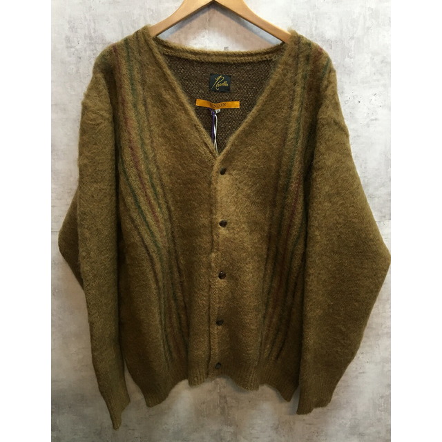 Needles(ニードルス)のNeedles × UNION MOHAIR CARDIGAN ニードルズ ユニオン モヘヤカーディガン ブラウン LQ467【中古】【004】【岩】 メンズのトップス(カーディガン)の商品写真