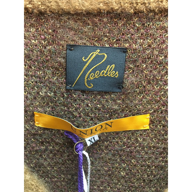 Needles × UNION MOHAIR CARDIGAN ニードルズ ユニオン モヘヤ