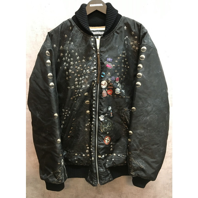 NEIGHBORHOOD STUDS RIDERS VE JK 22AW ネイバーフッド 中綿ジャケット 222UTNH-JKM02【004】【岩】