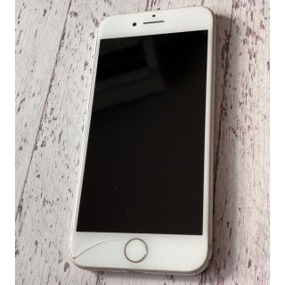 iPhone8 64GB シルバー　本体のみ　バッテリー78%　画面下ヒビ有り