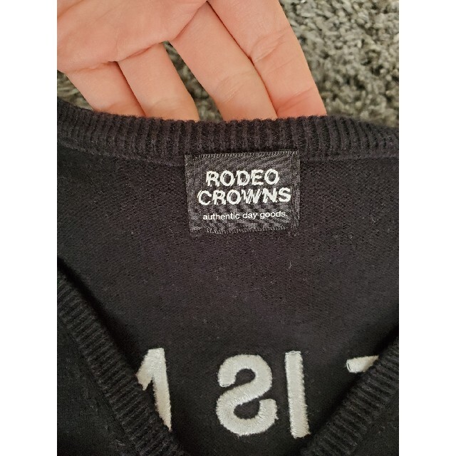 RODEO CROWNS(ロデオクラウンズ)のRODEO CROWNS カーディガン ブラック レディースのトップス(カーディガン)の商品写真