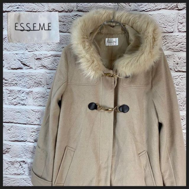ESSEME アウター　コート メンズ　レディース　[ L size ] レディースのジャケット/アウター(ダッフルコート)の商品写真