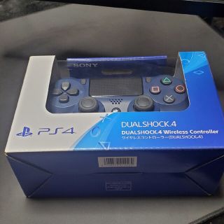 プレイステーション4(PlayStation4)の【新品・純正品】PS4コントローラー DUALSHOCK4 ミッドナイトブルー(家庭用ゲーム機本体)