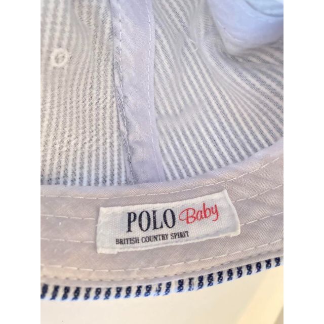 POLO（RALPH LAUREN）(ポロ)のPOLO Baby キャップ　48cm キッズ/ベビー/マタニティのこども用ファッション小物(帽子)の商品写真