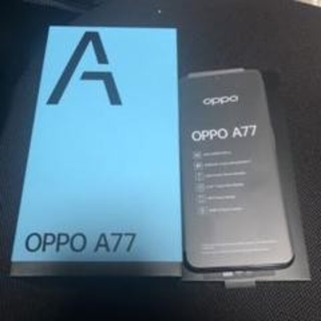 スマホ/家電/カメラoppo a77　ブラック