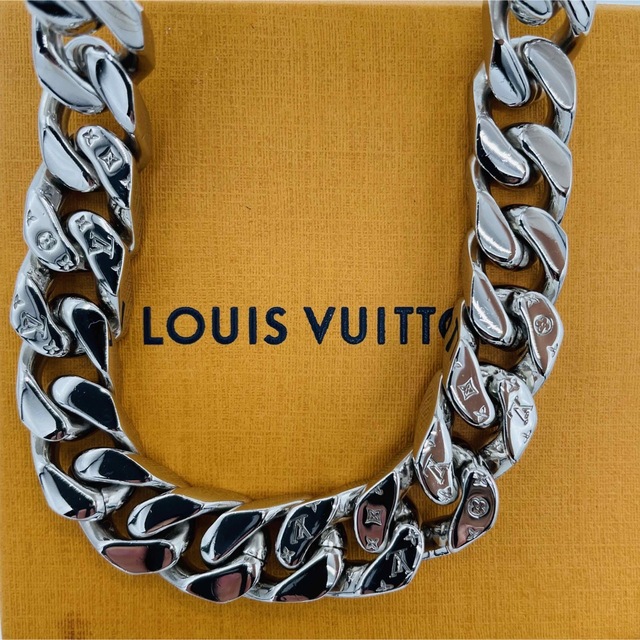 LOUIS VUITTON - 【美品】ルイヴィトン M69987 コリエLVチェーンリンクス ネックレス