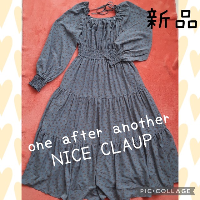 one after another NICE CLAUP(ワンアフターアナザーナイスクラップ)のone after another NICE CLAUP ロングワンピース 新品 レディースのワンピース(ロングワンピース/マキシワンピース)の商品写真