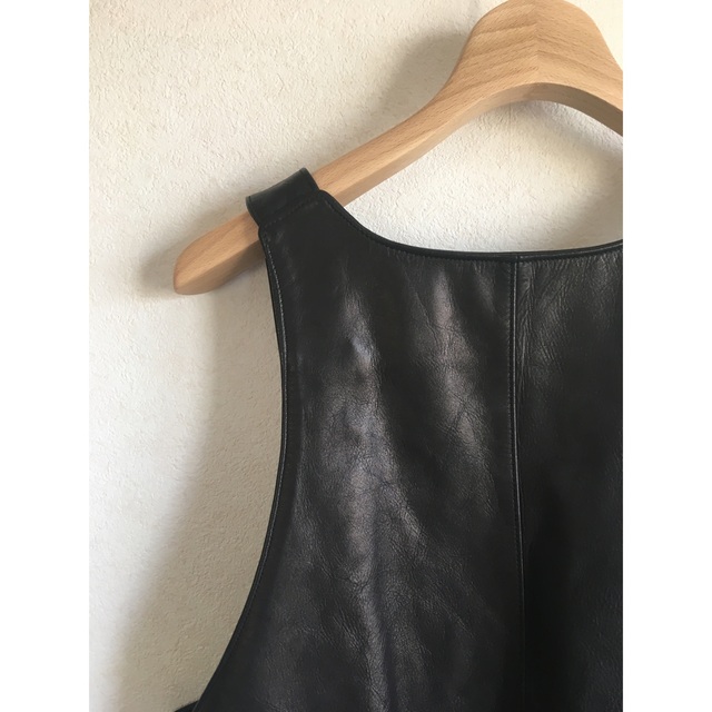 blackmeans FLAGSTUFF Leather Vest レザーの通販 by ちゅらさん blackmeans FLAGSTUFF Leather Vest レザーの通販 by ちゅらさん