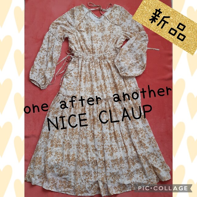 one after another NICE CLAUP(ワンアフターアナザーナイスクラップ)のone after another NICE CLAUP ワンピース 新品 レディースのワンピース(ロングワンピース/マキシワンピース)の商品写真