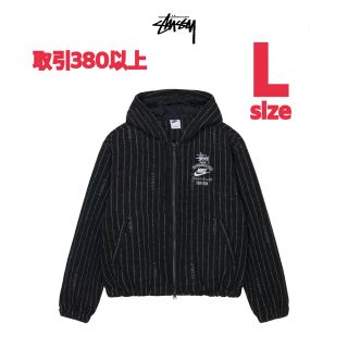 ステューシー(STUSSY)のSTUSSY & NIKE STRIPE WOOL JACKET BLACK L(その他)