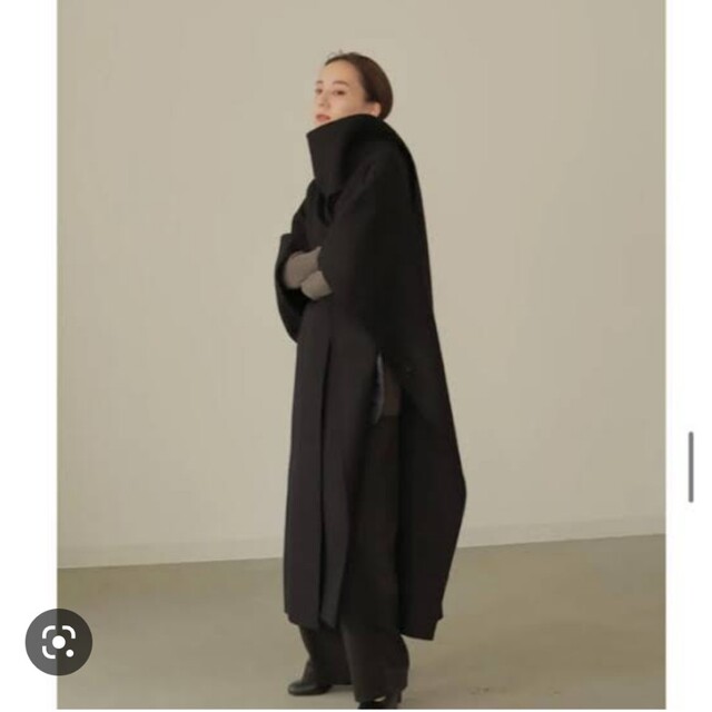 louren 2021aw ダブルフェイスマフラーウールコート 品質は非常に良い