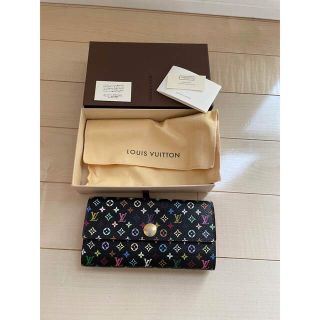 ルイヴィトン(LOUIS VUITTON)のルイヴィトン　長財布　マルチカラー　ピンク(財布)