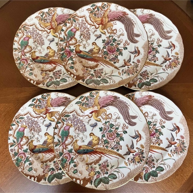 【希少品】ロイヤルクラウンダービー★オールドエイビス★ディナー皿 6枚