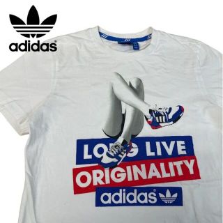 アディダス(adidas)のadidas スニーカーガールフォト Tシャツ アディダス トレフォイルロゴ(Tシャツ/カットソー(半袖/袖なし))