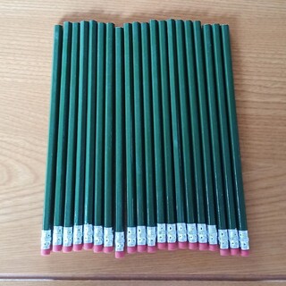 【未使用】消しゴム付き鉛筆20本(鉛筆)