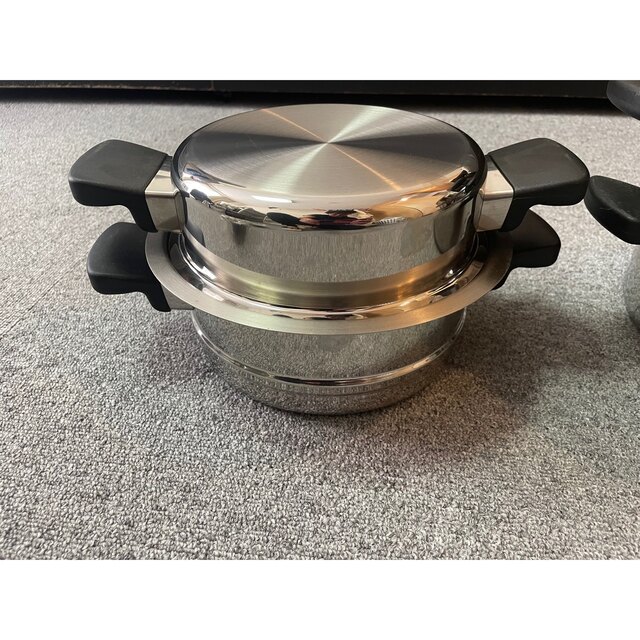 DIb786Y10 Amway アムウェイ キッチン 鍋 両手鍋 蒸し器 Queen DIb786Y10 Amway アムウェイ キッチン 鍋 両手鍋 蒸し器 Queen