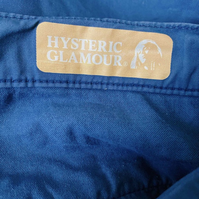 HYSTERIC GLAMOUR(ヒステリックグラマー)のHYSTERIC GLAMOUR ヒステリックグラマー　ブルー　ワークパンツ レディースのパンツ(ワークパンツ/カーゴパンツ)の商品写真