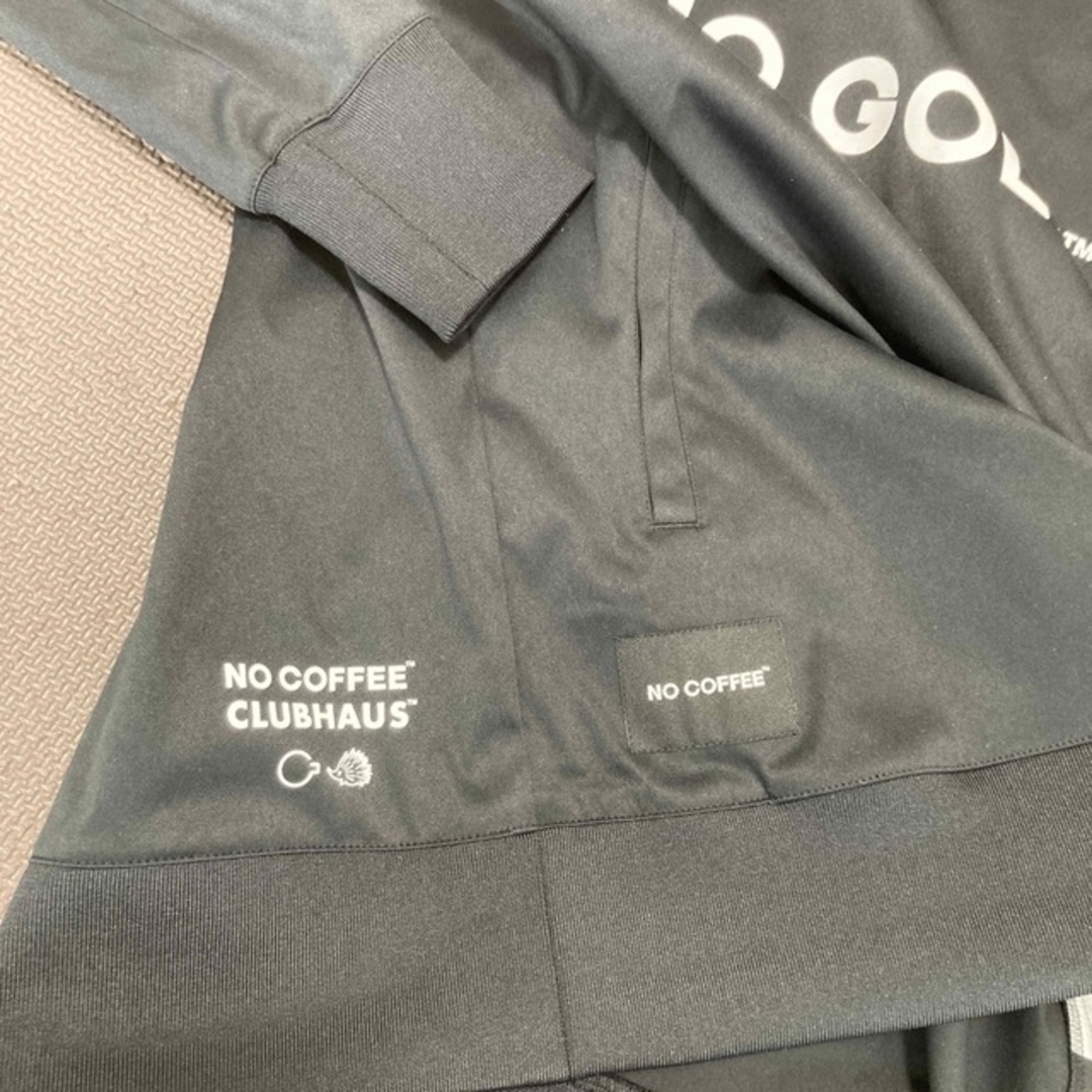 BEAMS(ビームス)のNO COFFEE × CLUBHAUS NO GOLF ハーフジップピステ　S スポーツ/アウトドアのゴルフ(ウエア)の商品写真