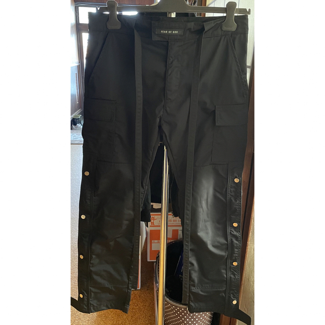 fear of god nylon cargo snap pants S