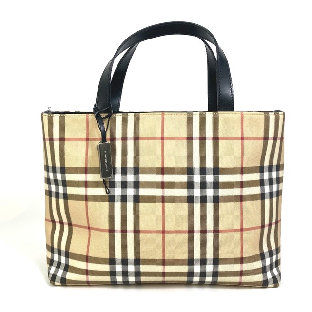 BURBERRY - バーバリー BURBERRY チェック柄 ハンドバッグ トート 