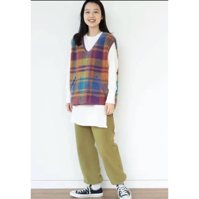 BEAMS BOY ビームスボーイ ジャカード ボア プルオーバー ベスト