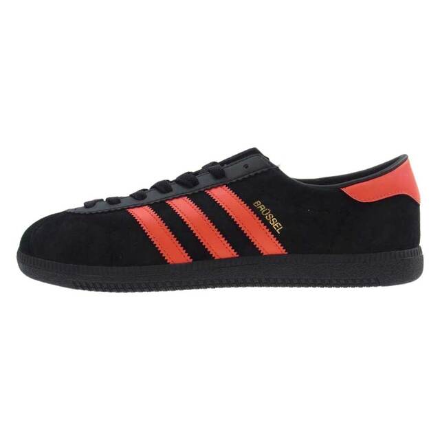 adidas(アディダス)のadidas アディダス スニーカー GZ2044 BRUSSELS ブリュッセル スエード ローカット スニーカー ブラック系 レッド系 28.0cm【新古品】【未使用】【中古】 メンズの靴/シューズ(スニーカー)の商品写真