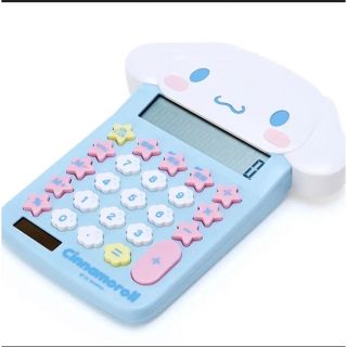 シナモロール(シナモロール)の新品　サンリオ　電卓　Sanrio 計算機　ダイカット　シナモン　シナモロール(キャラクターグッズ)