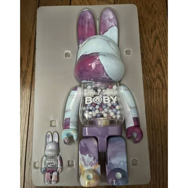 BE@RBRICK(ベアブリック)のMY FIRST BE@RBRICK B@BY MARBLE 3体セット エンタメ/ホビーのフィギュア(その他)の商品写真