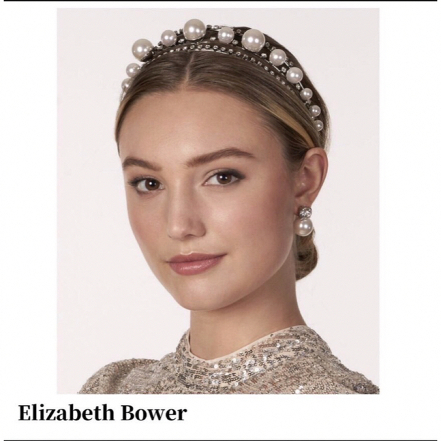 Elizabeth Bower カチューシャ ピアス セット レディースのヘアアクセサリー(カチューシャ)の商品写真