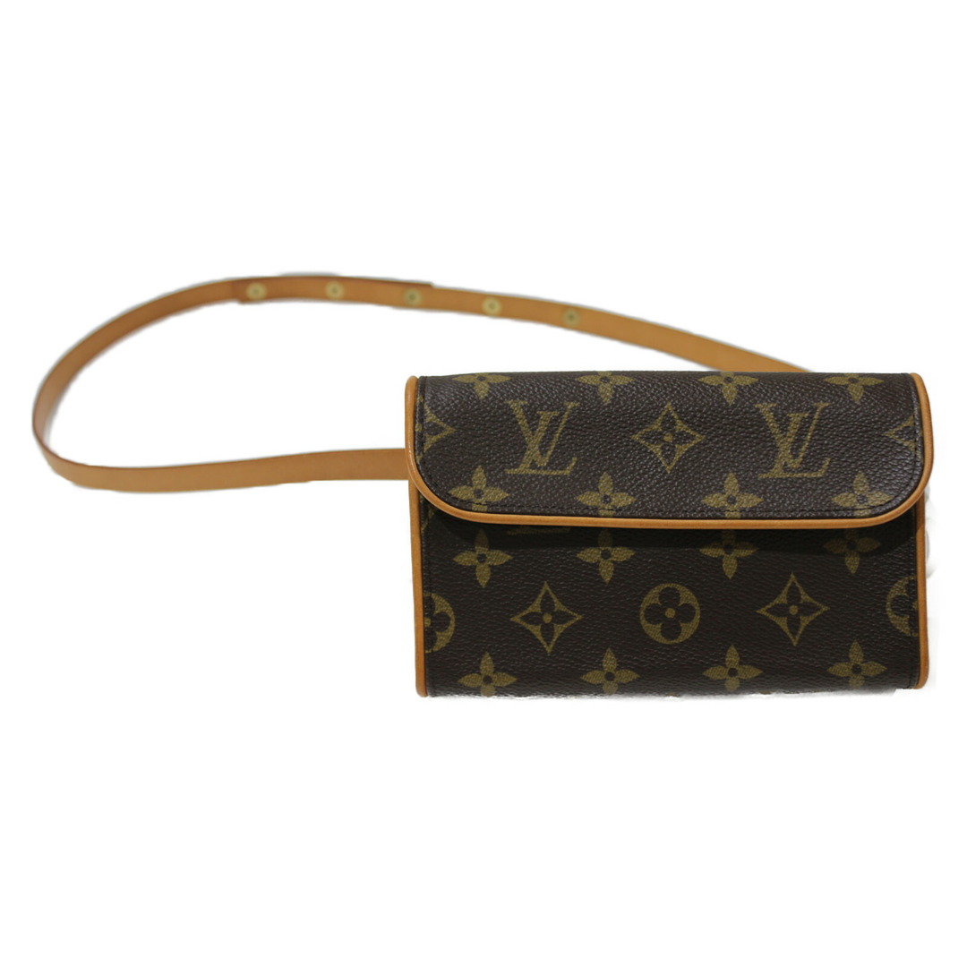 【布袋あり】LOUIS VUITTON　ポシェット・フロランティーヌ　M51855　モノグラム　ウエストポーチ　レディース　シンプル　ギフト　プレゼント包装可