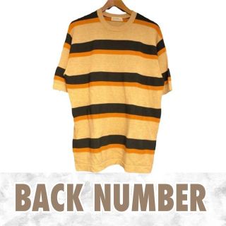 バックナンバー(BACK NUMBER)のBACK NUMBER 半袖 Ｔシャツ カットソー ボーダー【XL】大きいサイズ(Tシャツ(半袖/袖なし))