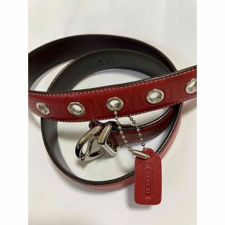 コーチ(COACH)の値下げ　コーチ　COACH ベルト　レザーロゴタグ付き(ベルト)