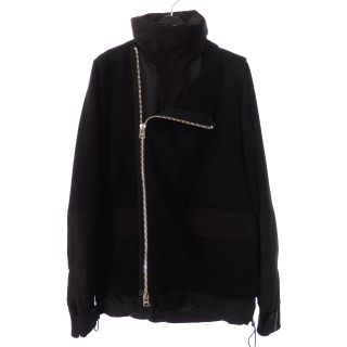 sacai - サカイ sacai 22SS ミックスニットブルゾン ジャケット 1