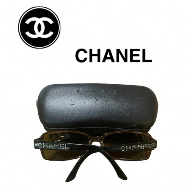 CHANEL シャネル ロゴ ラインストーン 5091 サングラス 当日発送品