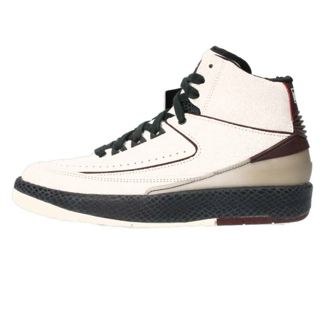 ナイキ ×A Ma Maniere Air Jordan 2 Airness/Sail and Burgundy DO7216-100 エアジョーダン2エアネス/セイルアンドバーガンディスニーカー  メンズ 24cm