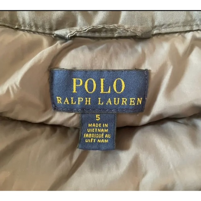 POLO RALPH LAUREN(ポロラルフローレン)の◇ ポロラルフローレン  中綿ジャケット　男の子　グレー　5T  120 キッズ/ベビー/マタニティのキッズ服男の子用(90cm~)(コート)の商品写真