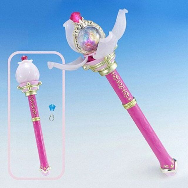 柔らかい 未使用 ふしぎ星のふたご姫 ロイヤルサニーロッド 変身