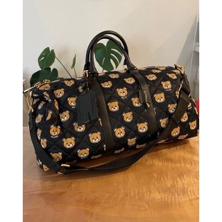 モスキーノ(MOSCHINO)の【美品】MOSCHINO モスキーノ　ボストンバッグ　旅行　ベア(ボストンバッグ)