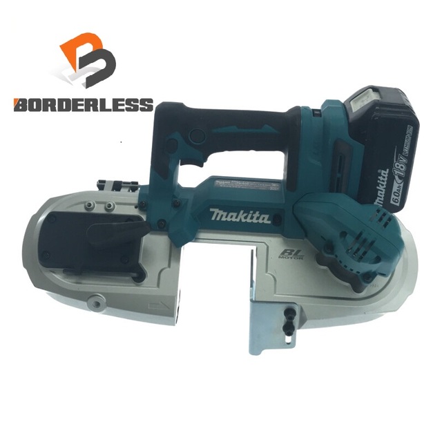 ☆比較的綺麗☆makita マキタ 18V 充電式ポータブルバンドソー PB183D 6.0Ahバッテリー1個(BL1860B)付 帯鋸切断機 66051バイク