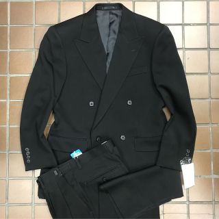 アウトレット　新品✨メンズ　礼服   喪服　ダブルスーツ   セットアップBB7(セットアップ)