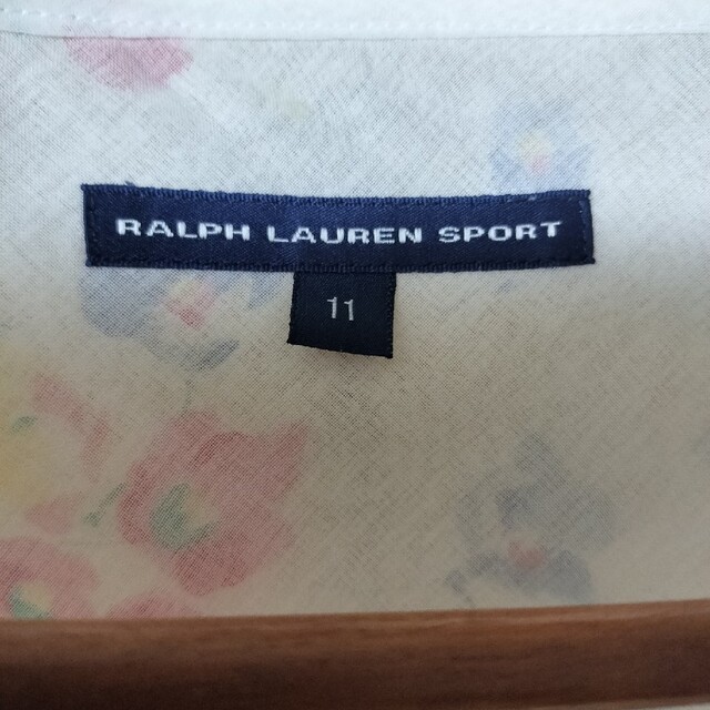 POLO RALPH LAUREN(ポロラルフローレン)のPOLO RALPH LAUREN SPORT　ポロ　ノースリーブ花柄ワンピース レディースのワンピース(ロングワンピース/マキシワンピース)の商品写真