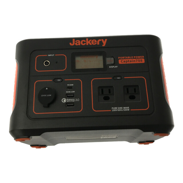 ☆極美品☆Jackery ジャクリ ポータブル電源 Captain708 PTB071 708Wh