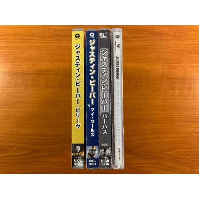 W5875 ジャスティン・ビーバー CD アルバム 4枚セット エンタメ/ホビーのCD(ポップス/ロック(洋楽))の商品写真